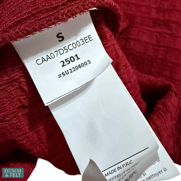 Cupshe Sangria Bliss Red Cover-Up Sarong XS & S Olivia Culpo Collab NEW/NWT!! - Picture 10 of 11